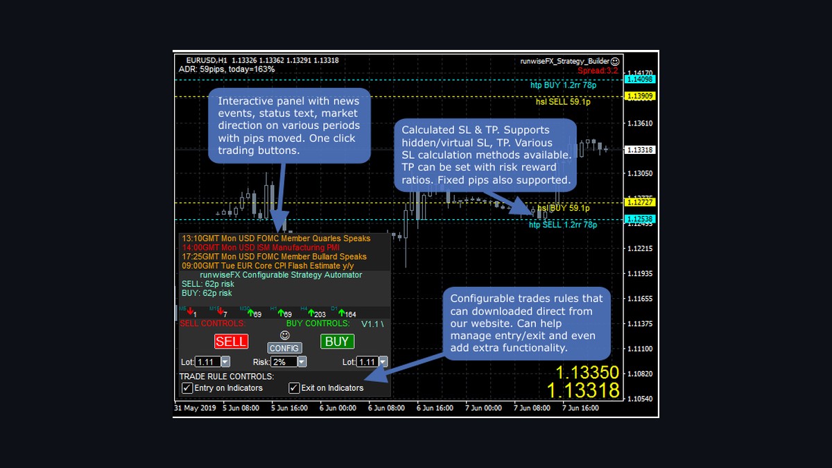 RunwiseFX configuration screenshot
